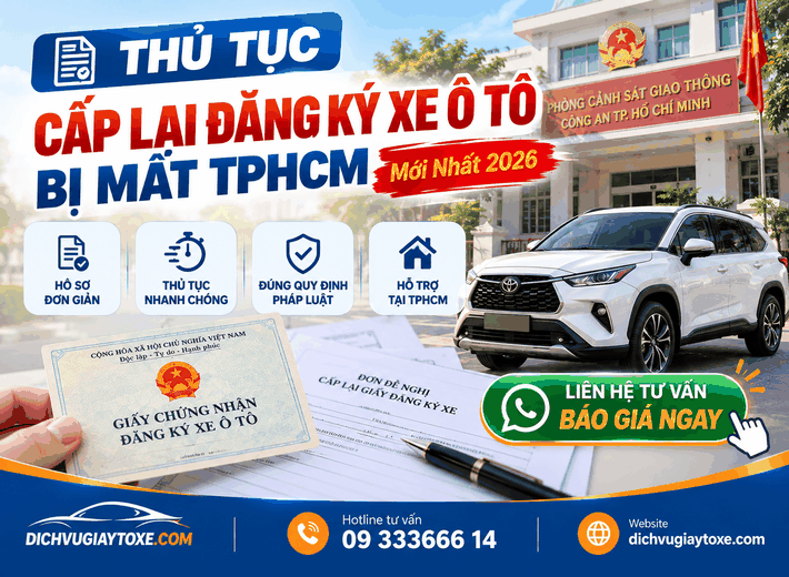 Thủ Tục Cấp Lại Đăng Ký Xe Ô Tô