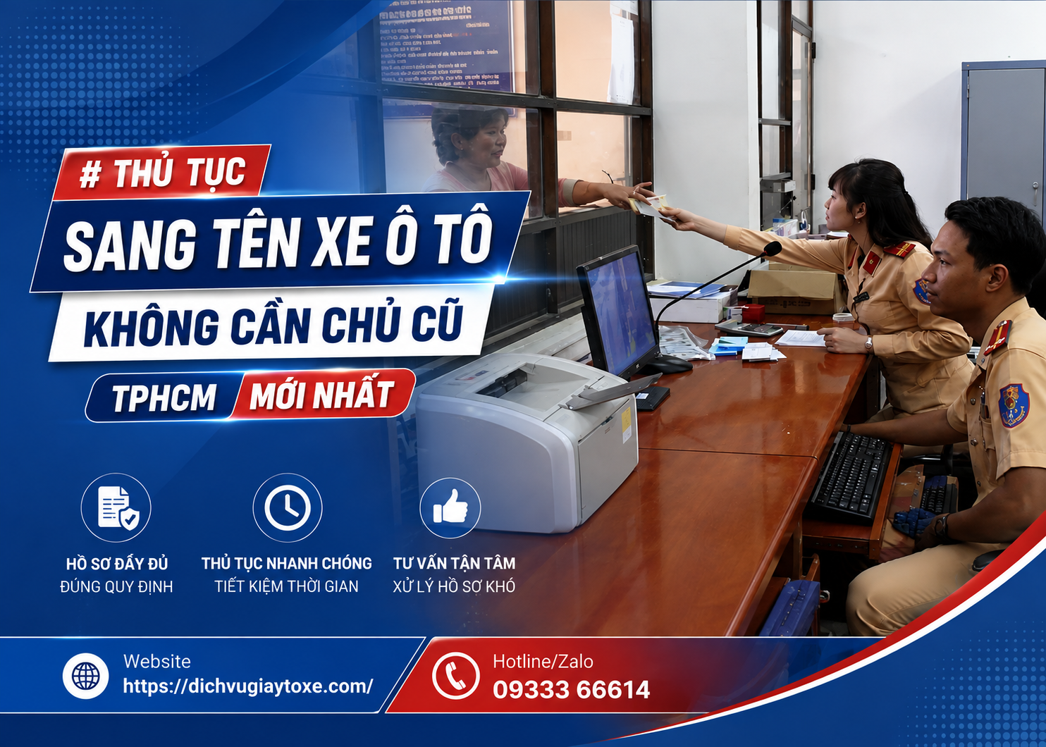 Thủ Tục Sang Tên Xe Ô Tô Không Cần Chủ Cũ